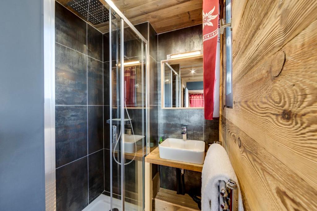 Koupelna v ubytování Appartement d'exception Tignes