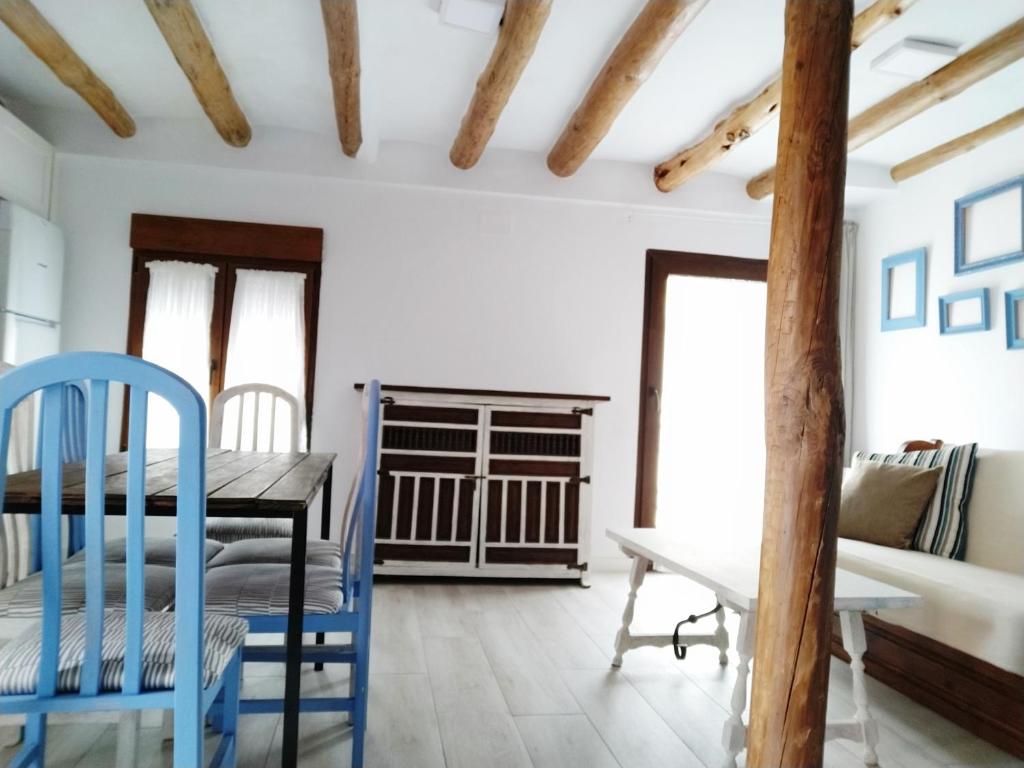 Cama o camas de una habitación en Casa Rural Teresa