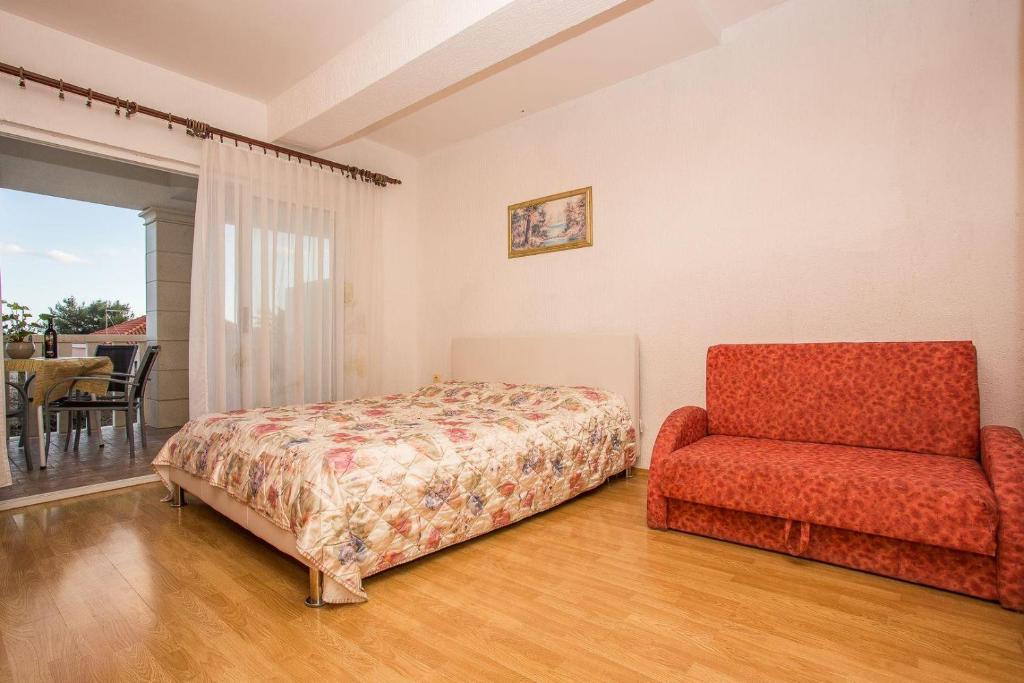 Posteľ alebo postele v izbe v ubytovaní Apartments Mira on the Peljesac peninsula