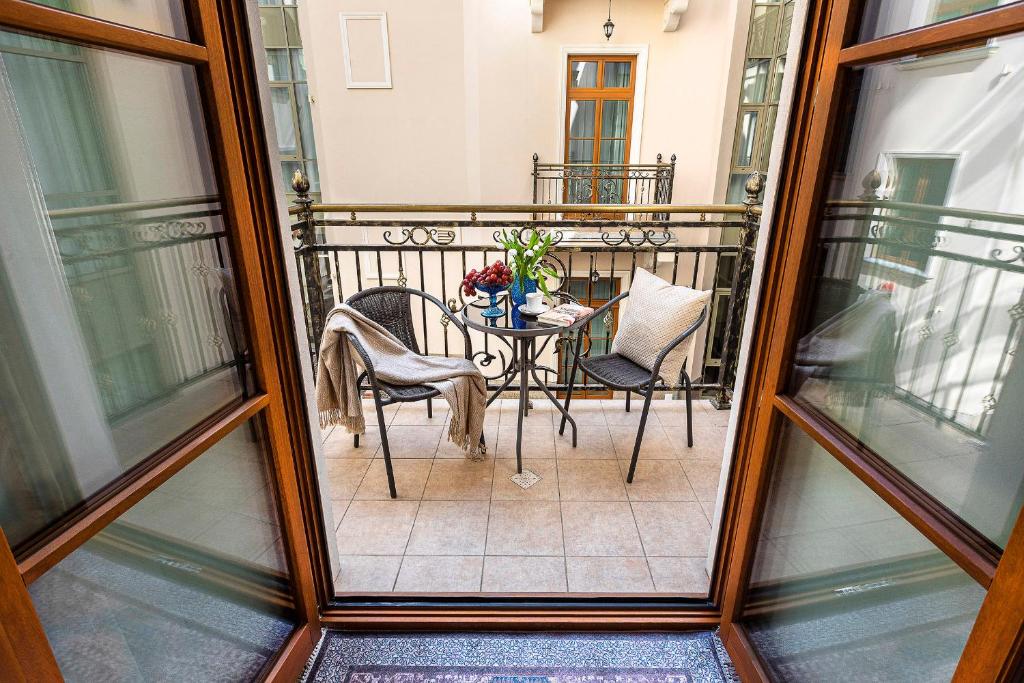Balkón nebo terasa v ubytování Ventus Rosa Boutique Aparthotel