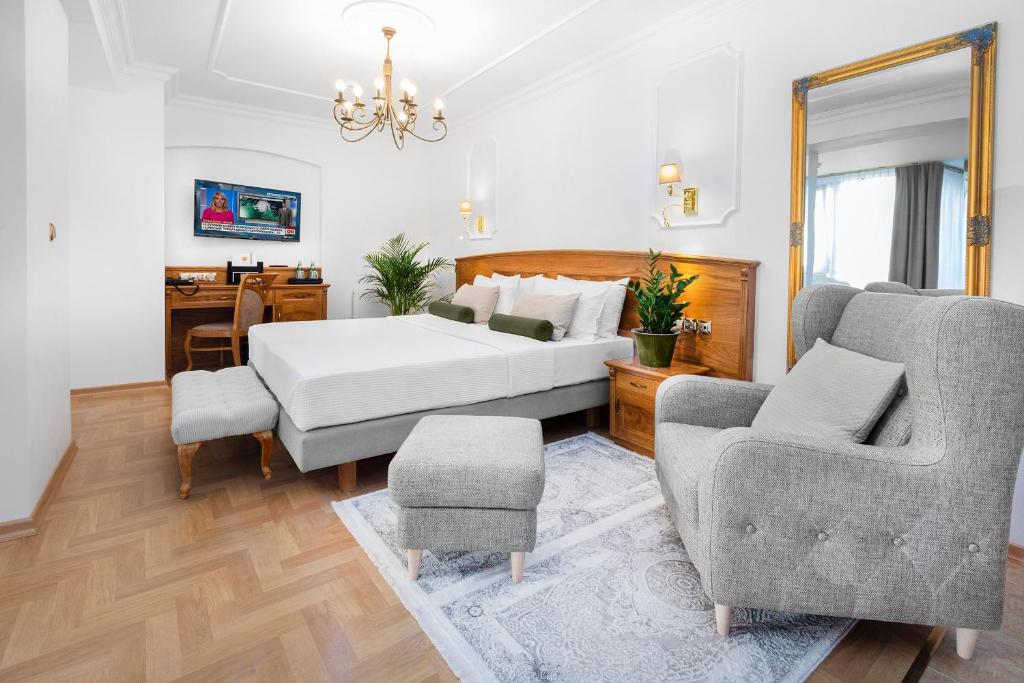 Posezení v ubytování Ventus Rosa Boutique Aparthotel