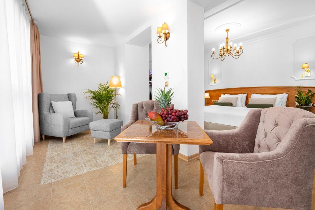 Posezení v ubytování Ventus Rosa Boutique Aparthotel