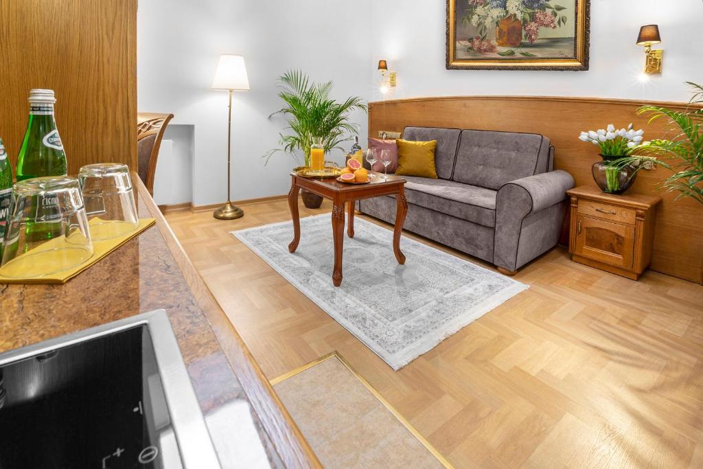 Posezení v ubytování Ventus Rosa Boutique Aparthotel