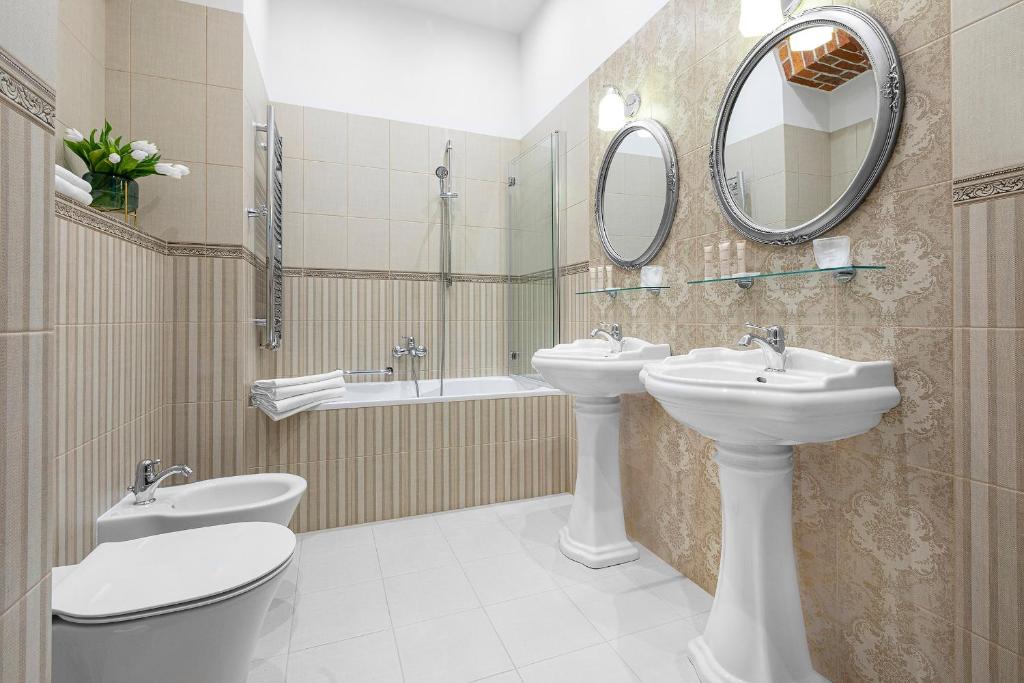 Koupelna v ubytování Ventus Rosa Boutique Aparthotel