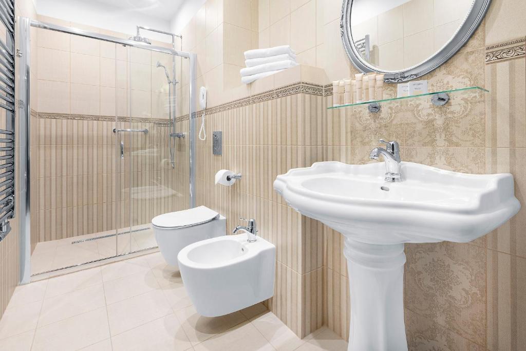 Koupelna v ubytování Ventus Rosa Boutique Aparthotel