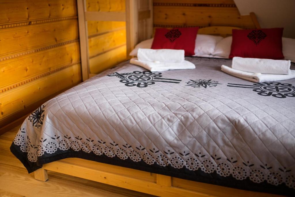 Posteľ alebo postele v izbe v ubytovaní Willa Pod Wierchami