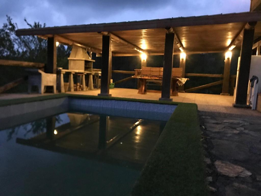 Bazén v ubytování Escondite en Peon nebo v jeho okolí