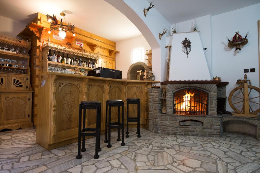 Lounge alebo bar v ubytovaní Willa Pod Wierchami
