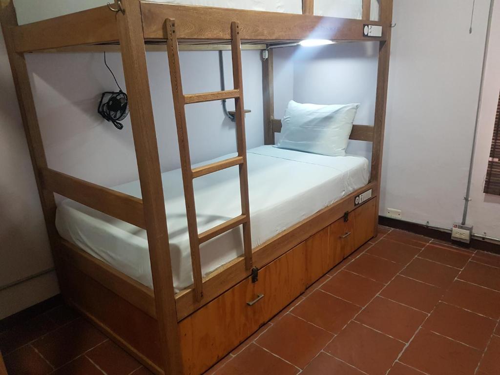 Cama o camas de una habitación en Purple Monkey Hostel