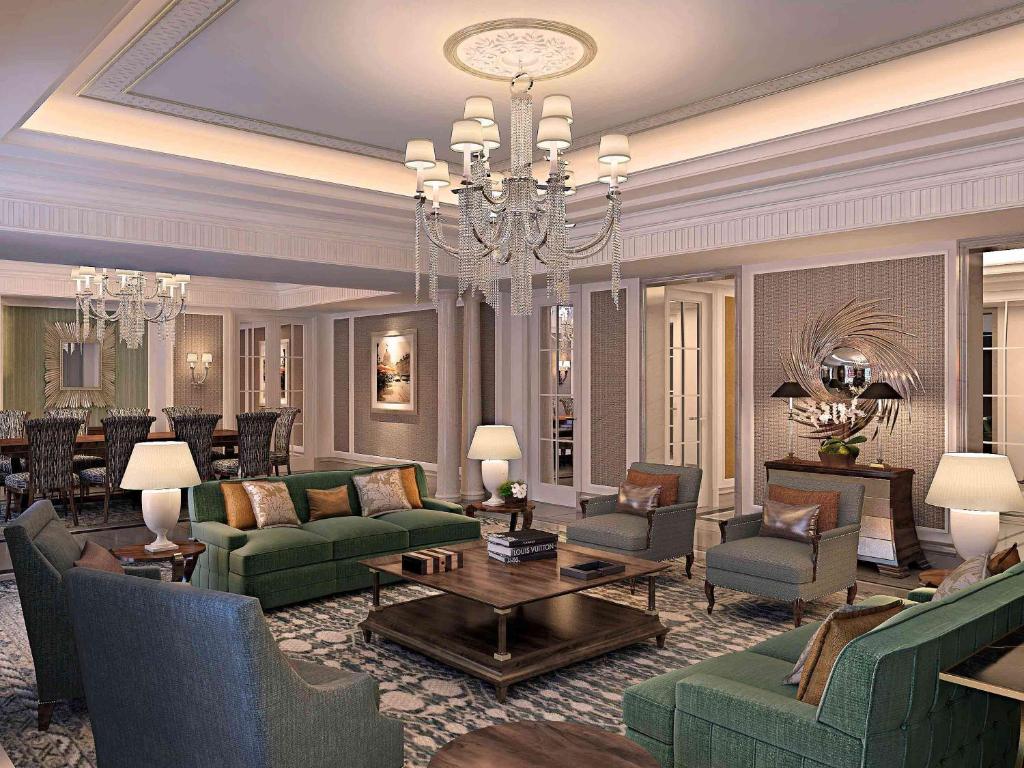 Posezení v ubytování Sofitel Shanghai Hongqiao