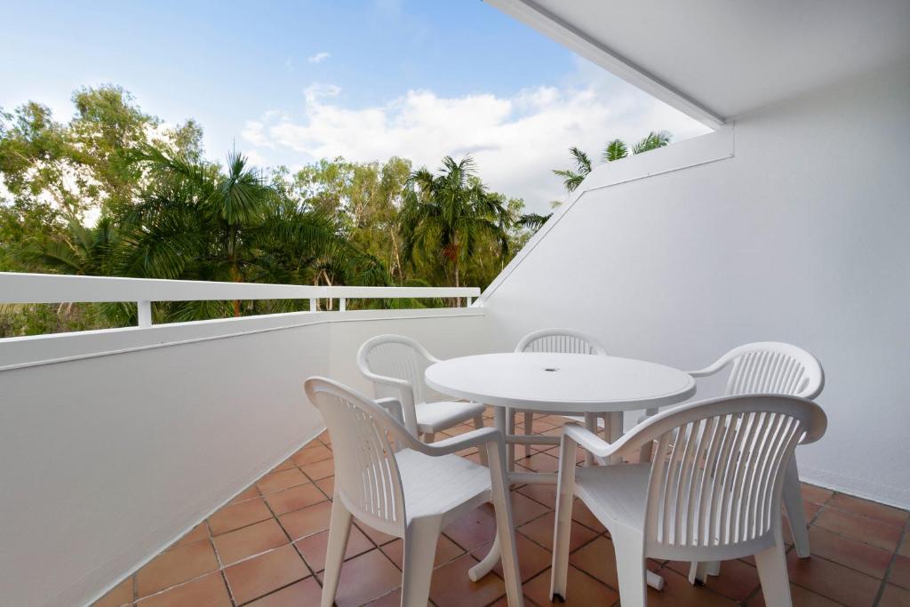 Balkón nebo terasa v ubytování The White House Port Douglas