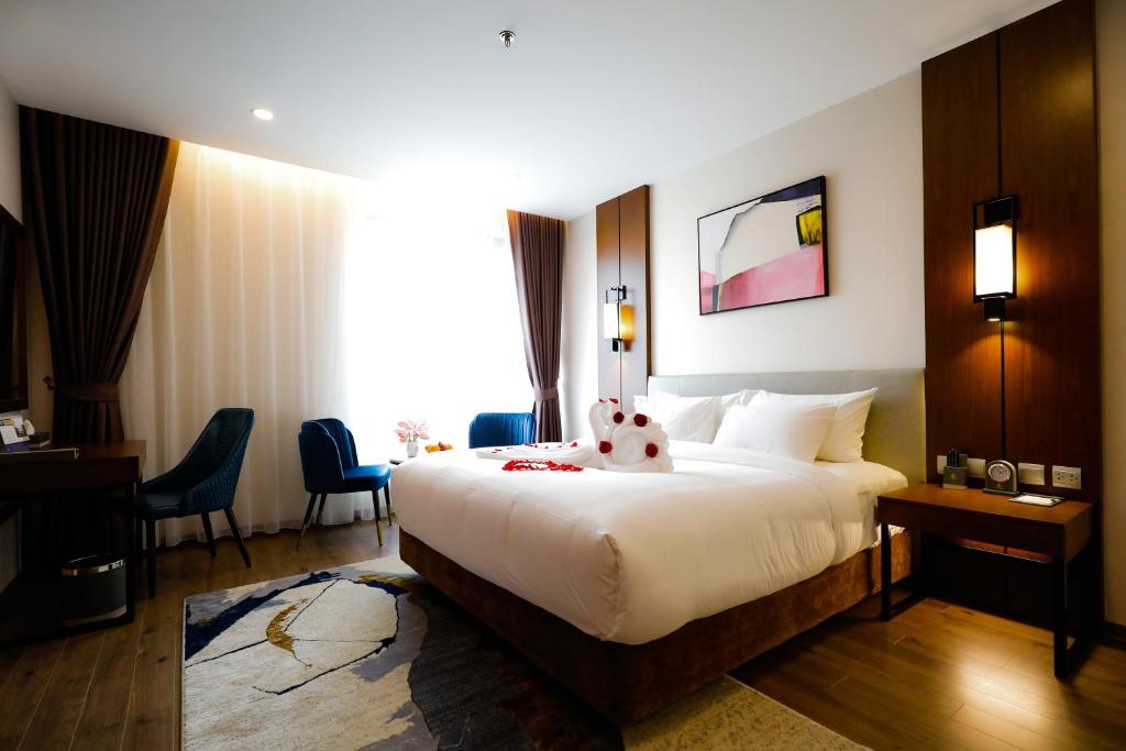 Grand Phoenix Hotel Bac Ninh - 带花园的双人间
