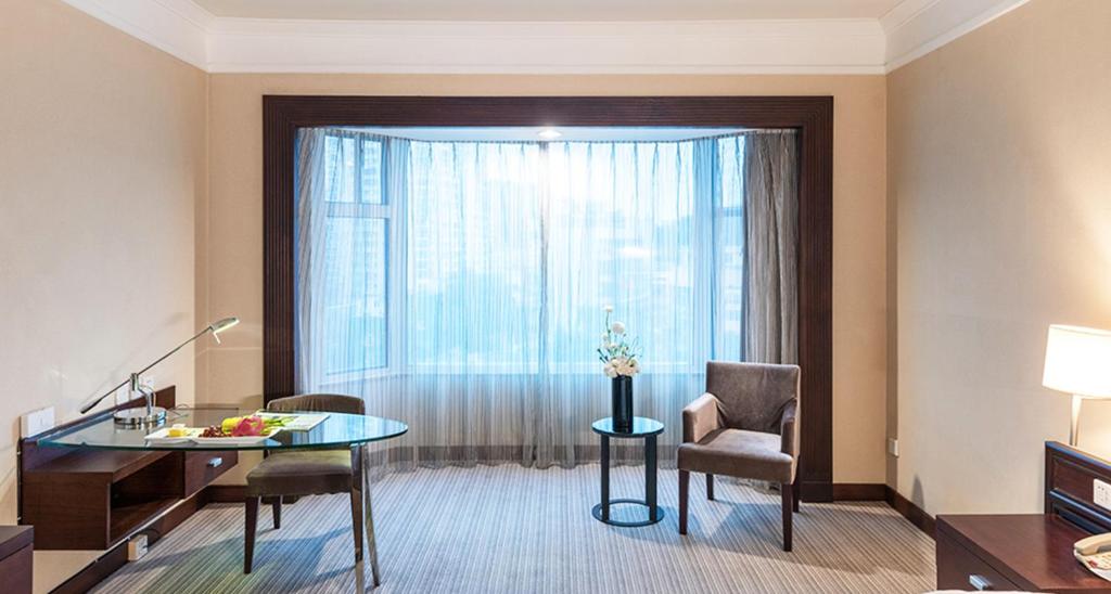 Posezení v ubytování Millennium Harbourview Hotel Xiamen-Near Metro Station & Zhongshan Road