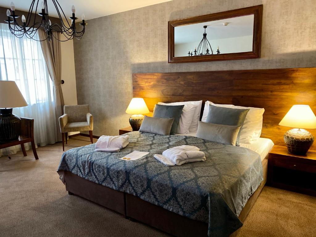 Postel nebo postele na pokoji v ubytování Hotel Residence Agnes