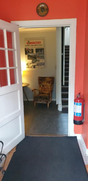 Posezení v ubytování Lönneberga Vandrarhem & Hostel