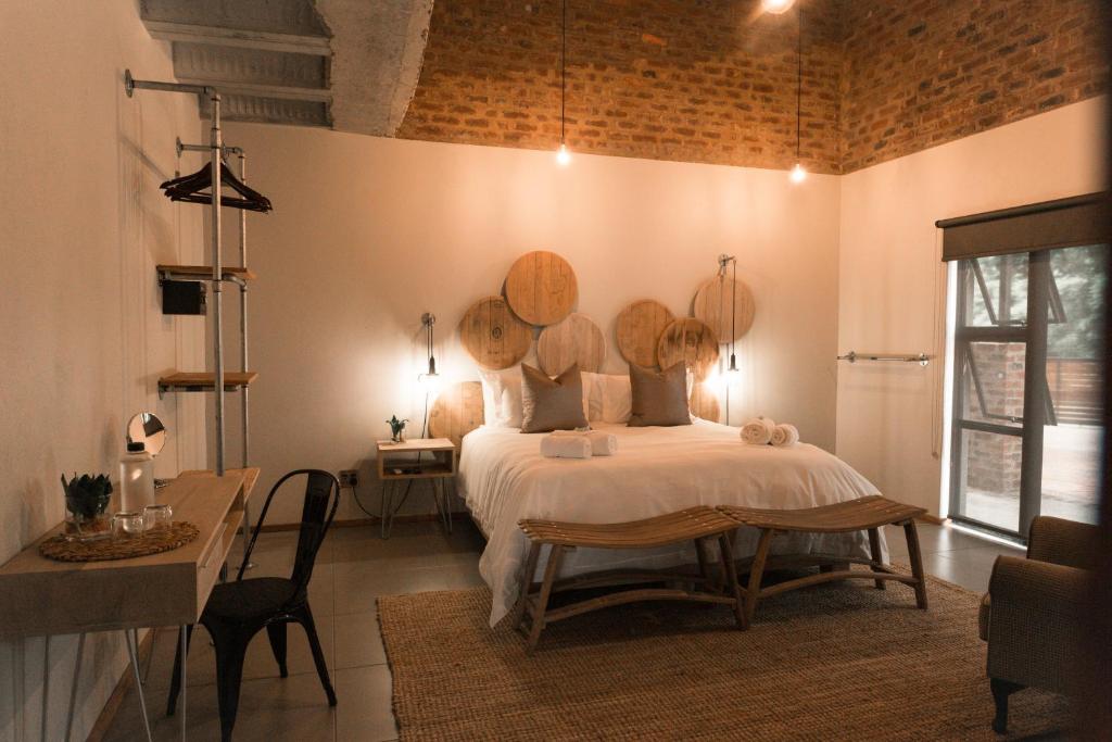 Un pat sau paturi într-o cameră la Execustay