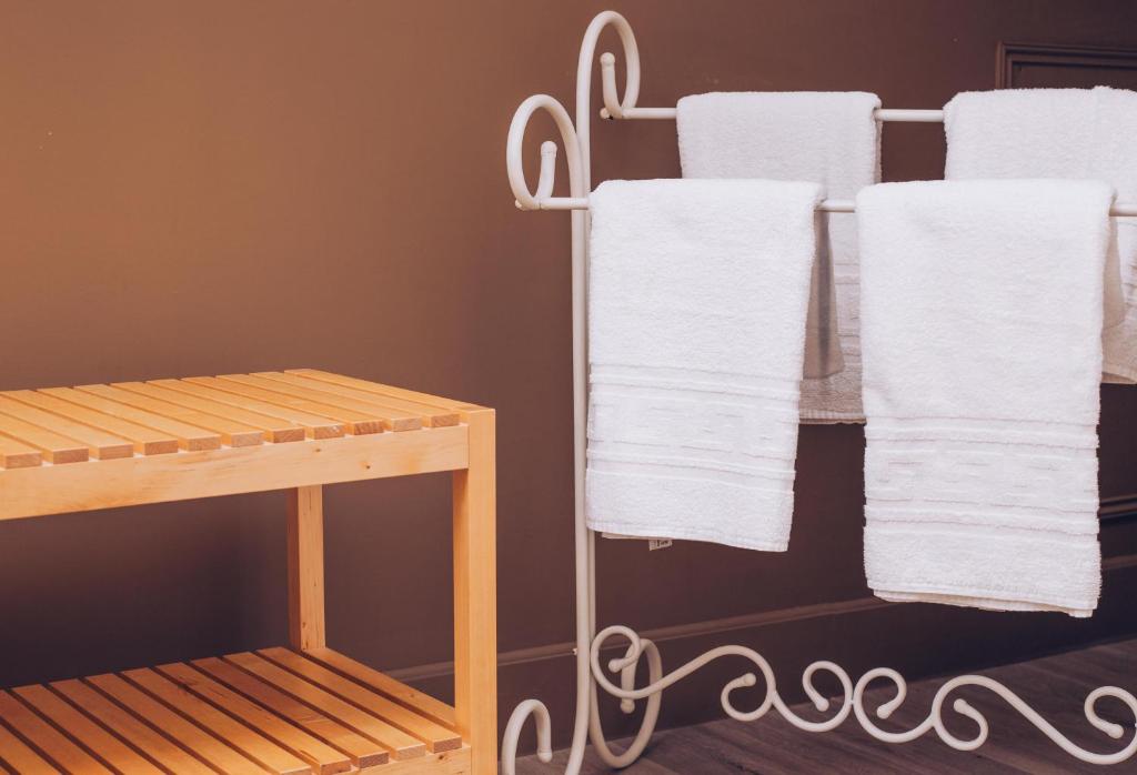 Postel nebo postele na pokoji v ubytování Plumes & Coton