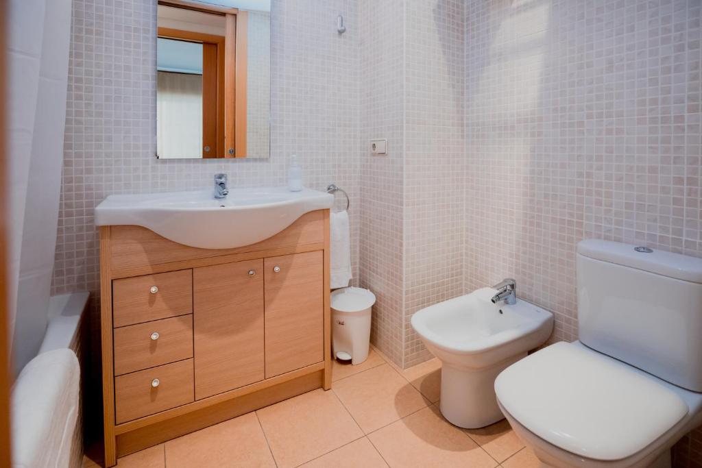 Koupelna v ubytování Apartaments Ashome