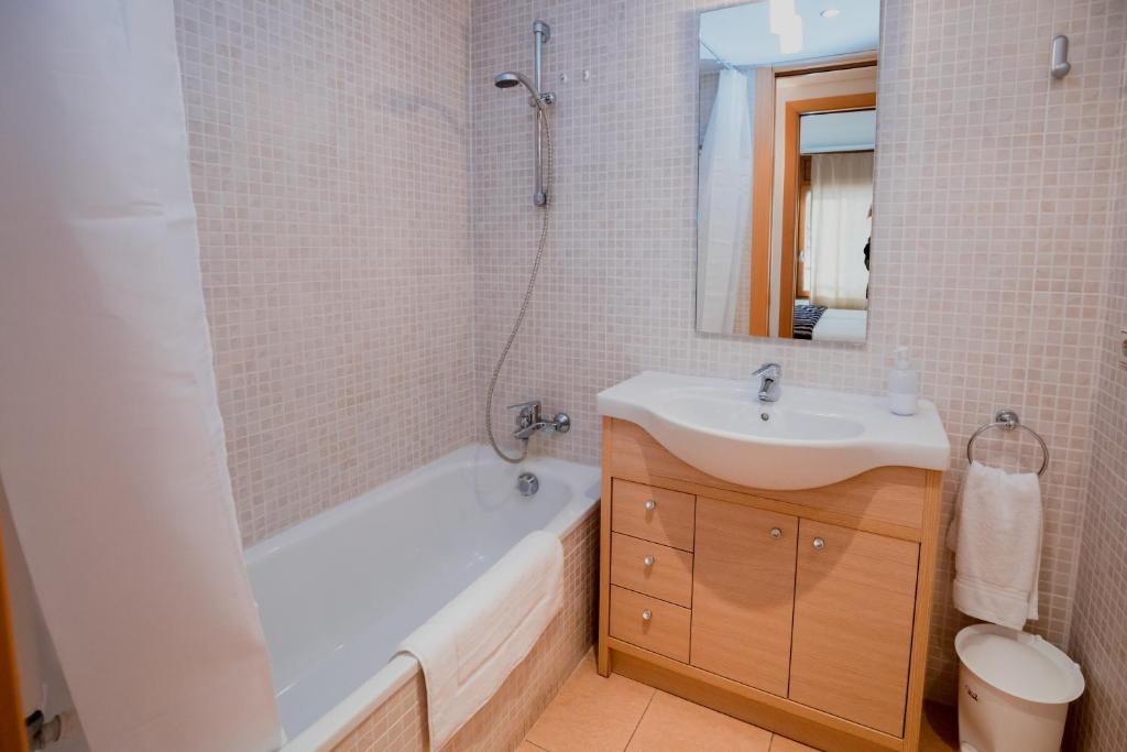 Koupelna v ubytování Apartaments Ashome