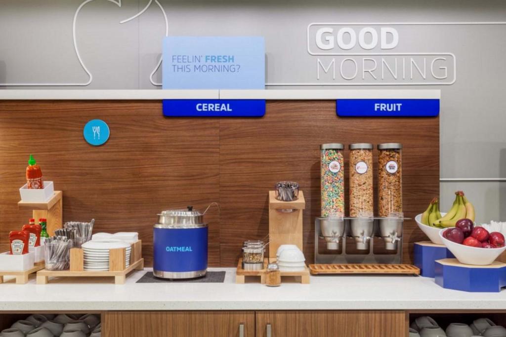 a store with a counter with food on it at Holiday Inn Express & Suites Texarkana by IHG in Texarkana