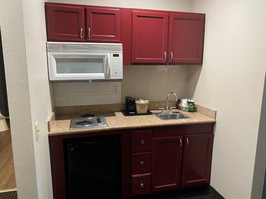 A cozinha ou cozinha compacta de Baymont by Wyndham Colorado Springs