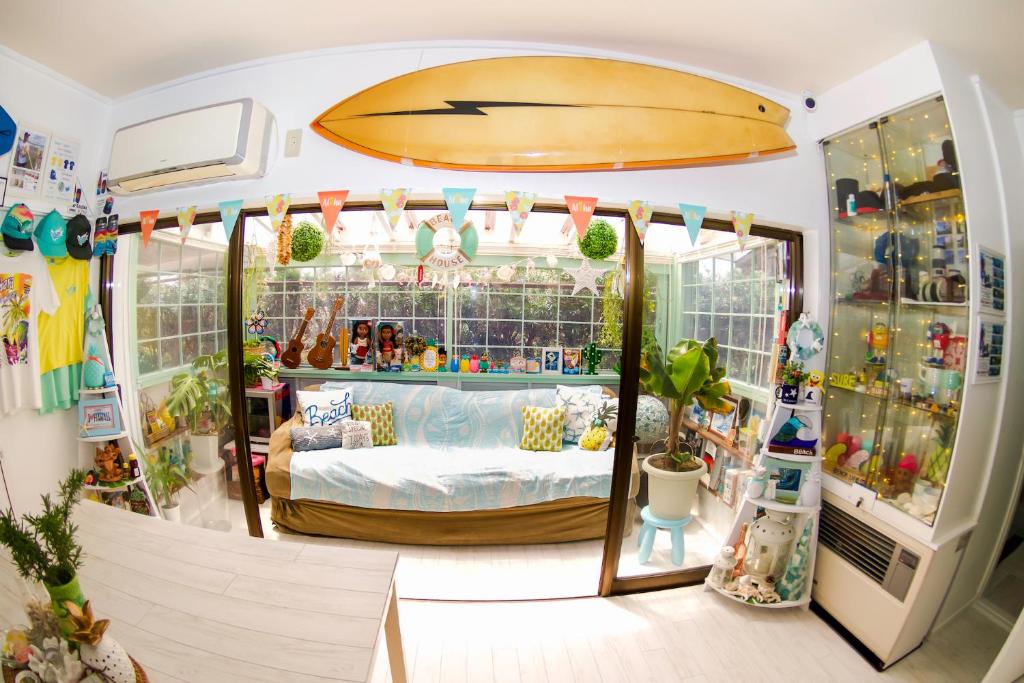 Posezení v ubytování Splash Guest House
