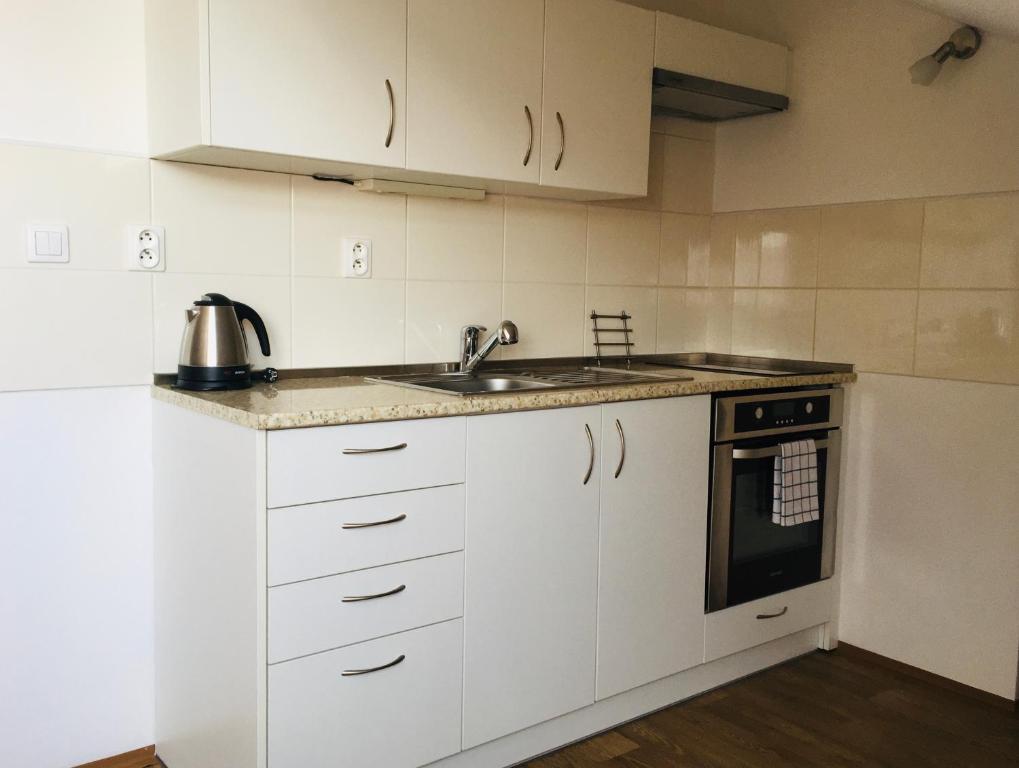 Cucina o angolo cottura di Apartmany a Ubytovani Mlynice Litovel