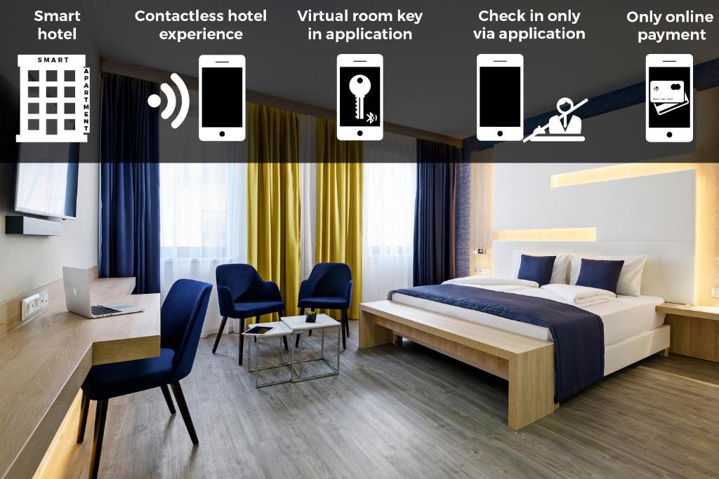 KViHotel Budapest - the smart hotel - Resim 12