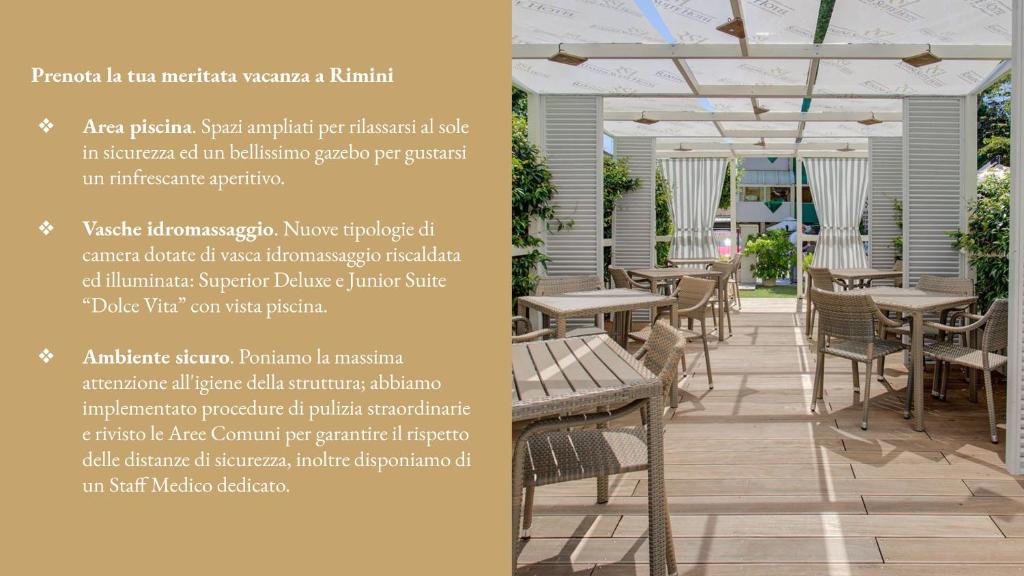 Restaurace v ubytování Rimini Suite Hotel