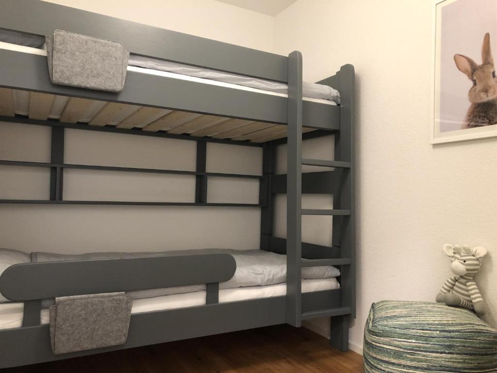 Postel nebo postele na pokoji v ubytování Ferienwohnung 405 Haus Allod