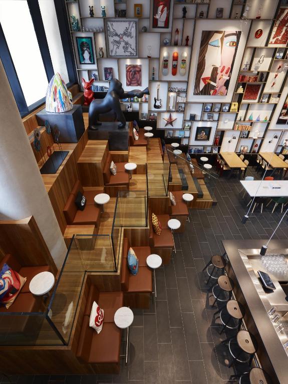 Posezení v ubytování citizenM New York Bowery