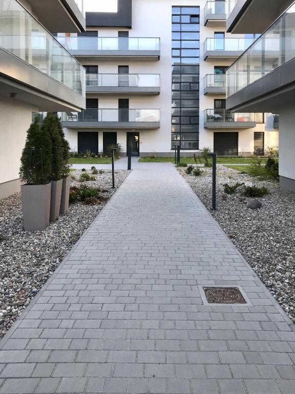 Budova, v ktorej sa apartmán nachádza