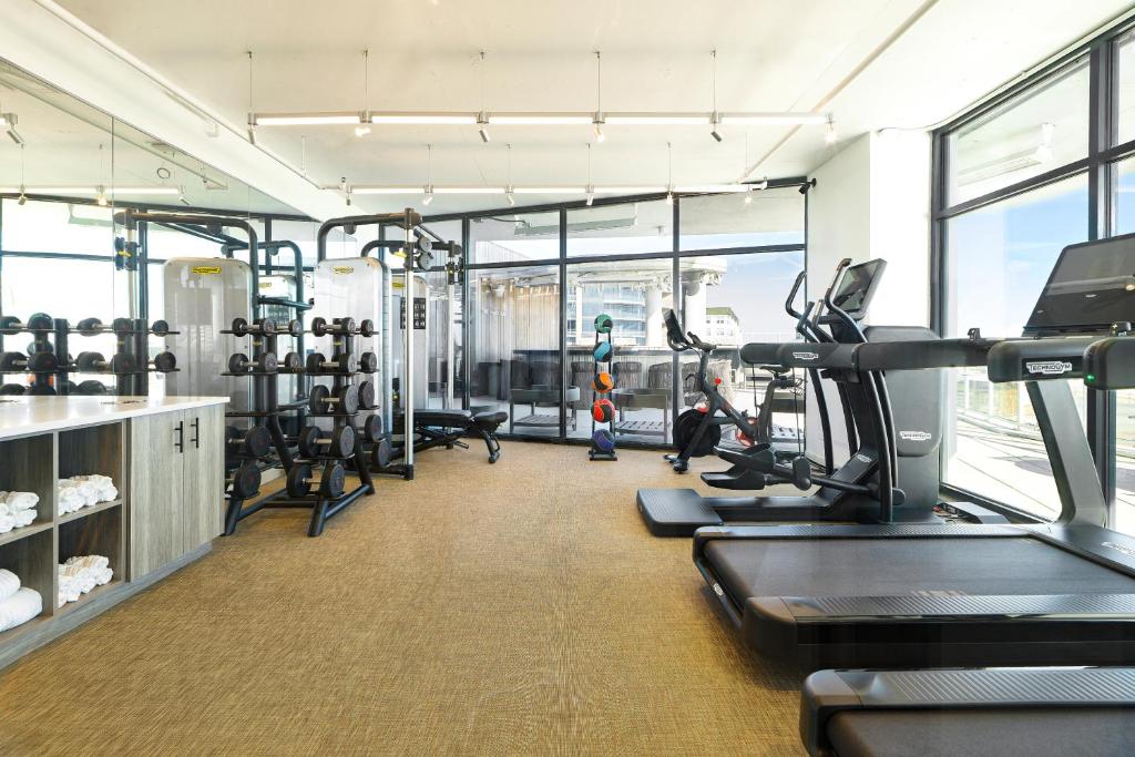 Fitness centrum a/nebo fitness zařízení v ubytování Wave Resort