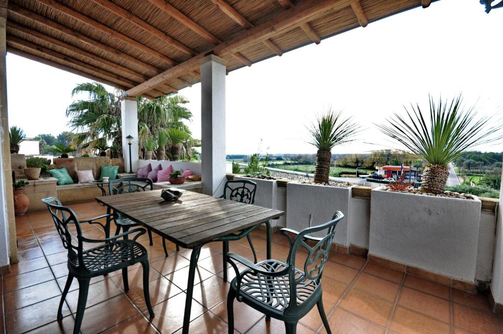 Balkón nebo terasa v ubytování Felline In Bed&Breakfast Dimora di Charme el Salento