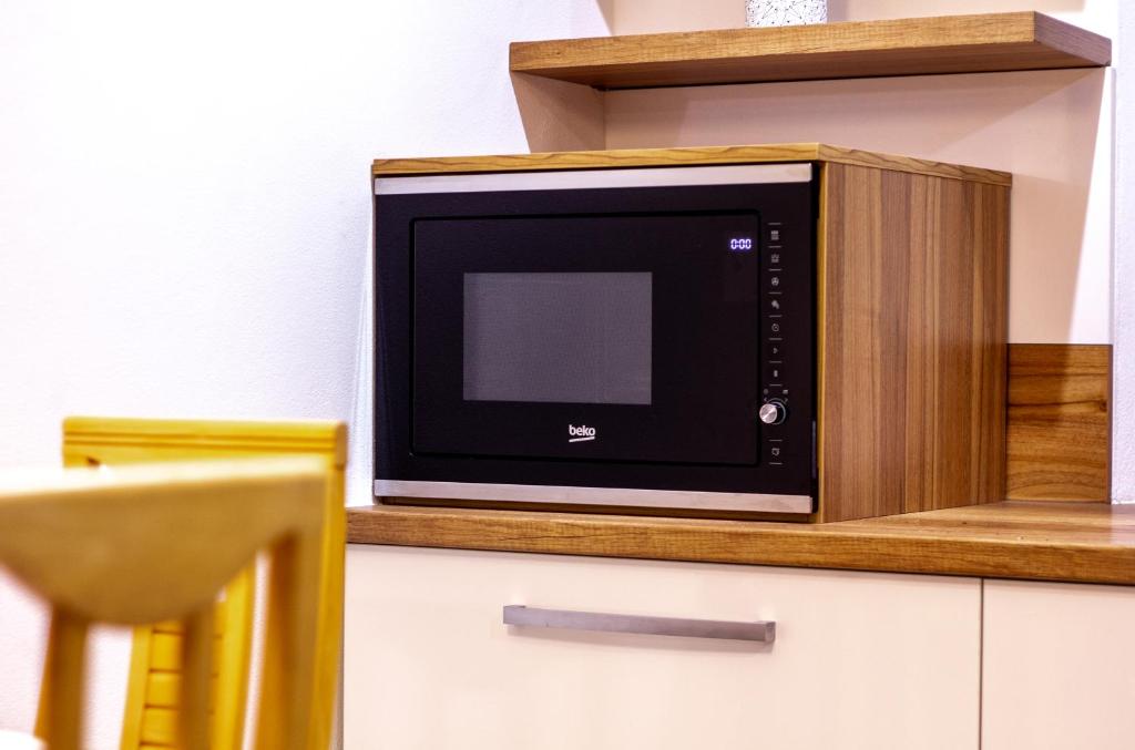 Kuchyň nebo kuchyňský kout v ubytování Modern Apartment Klatovy