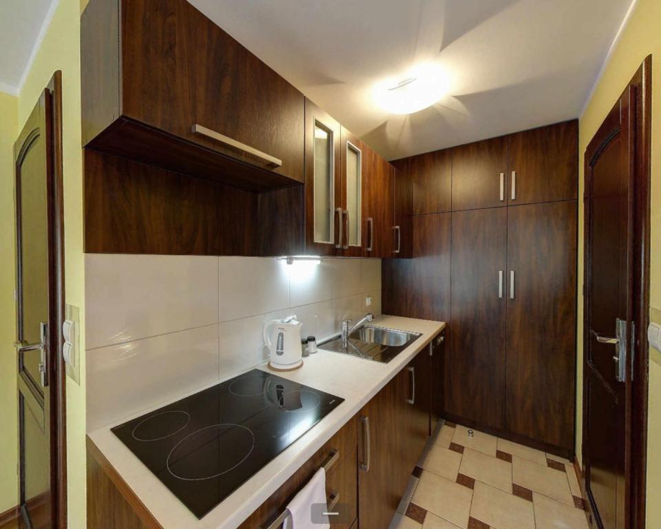 Kuchyň nebo kuchyňský kout v ubytování Villa Jura Pokoje Gościnne