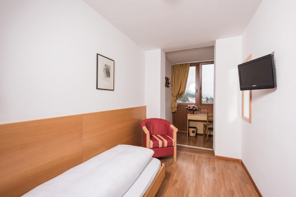 TV a/nebo společenská místnost v ubytování Hotel Union