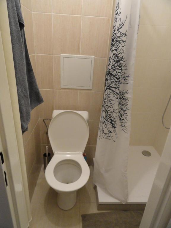 Koupelna v ubytování Apartmán Sluka