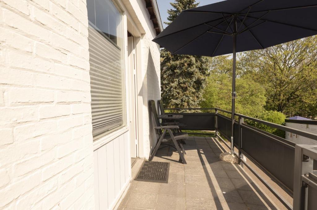 Balkón nebo terasa v ubytování Hermes Appartementen
