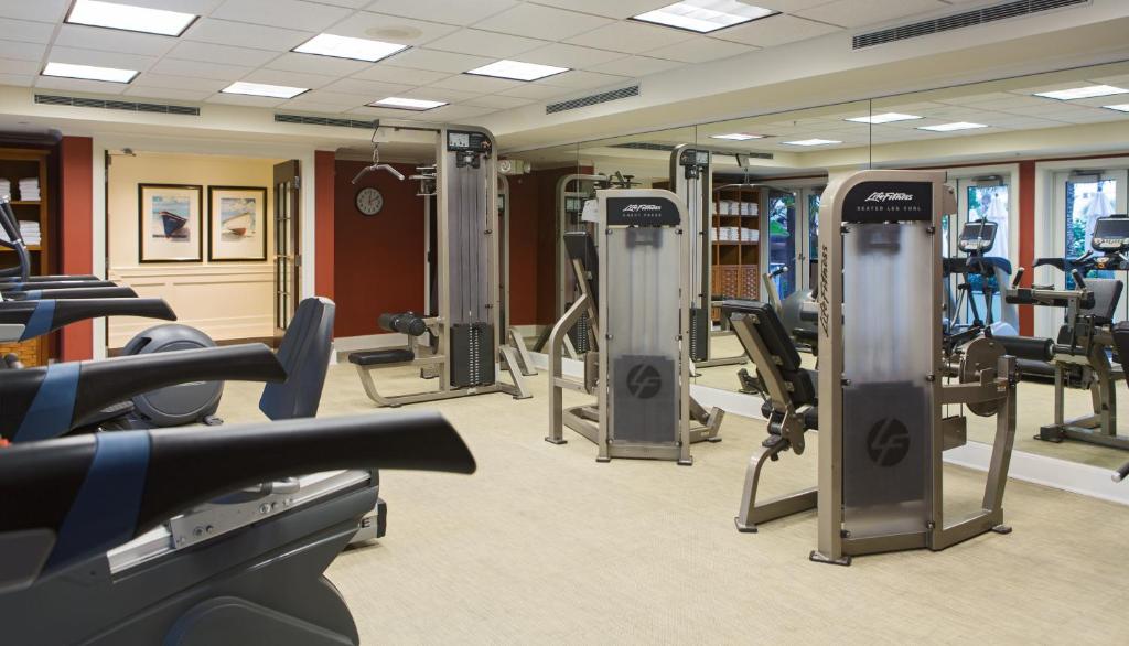 a gym with treadmills and elliptical machines at Kimpton Vero Beach Hotel & Spa, an IHG Hotel in Vero Beach