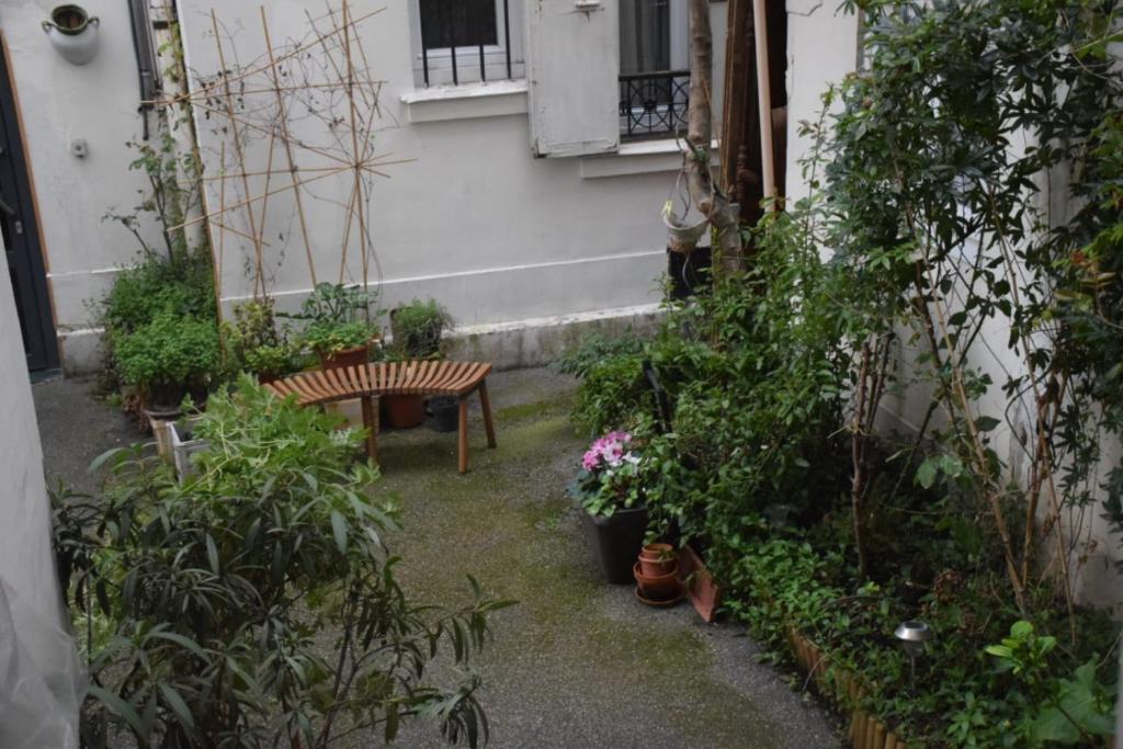 Zahrada ubytování Hôtel Résidence Champerret