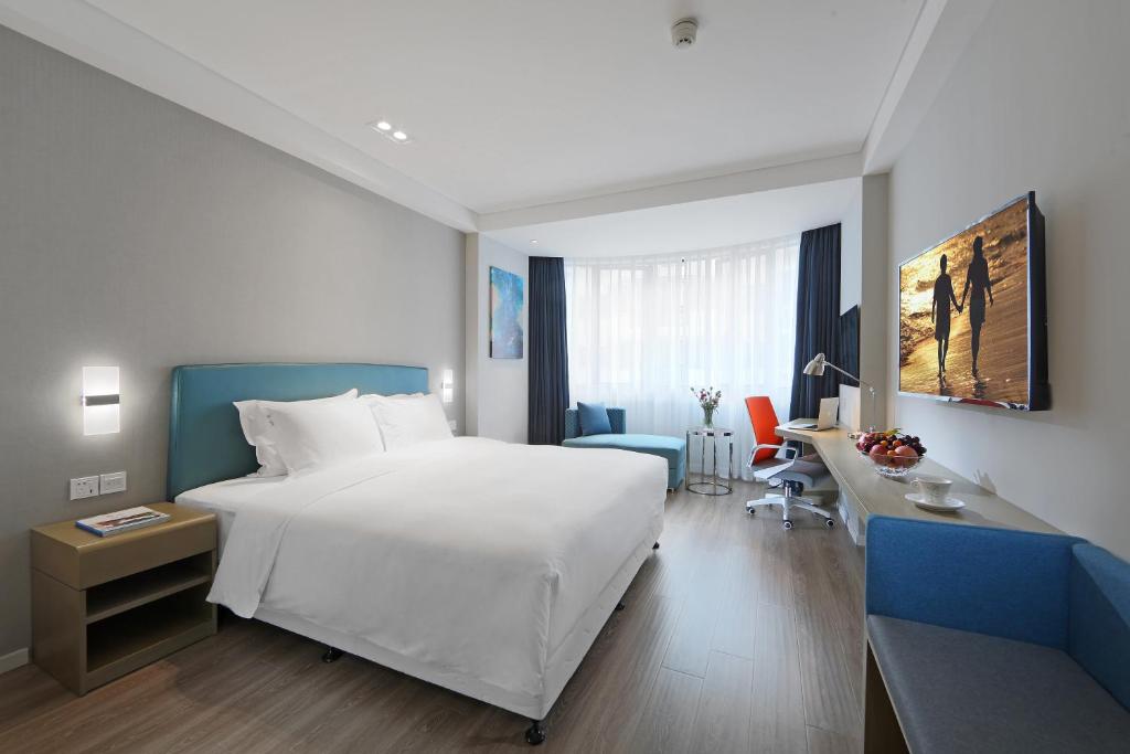 Holiday Inn Express - Xiamen City Center, an IHG Hotel - Standard King Room Con Spazio Extra Sul Pavimento