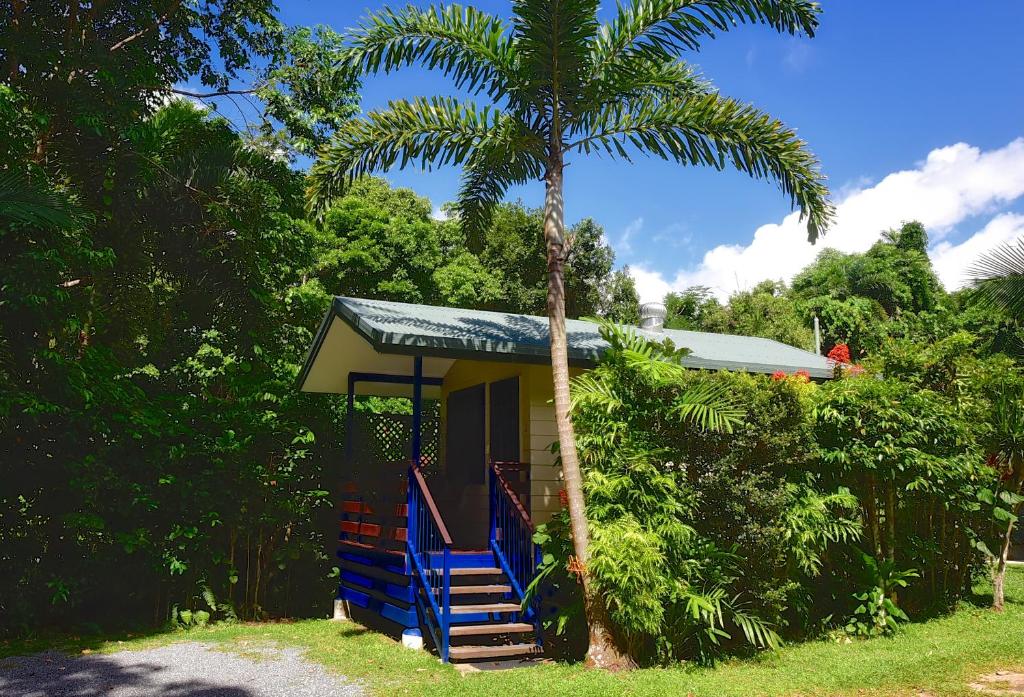 Zahrada ubytování Thornton Beach Bungalows Daintree
