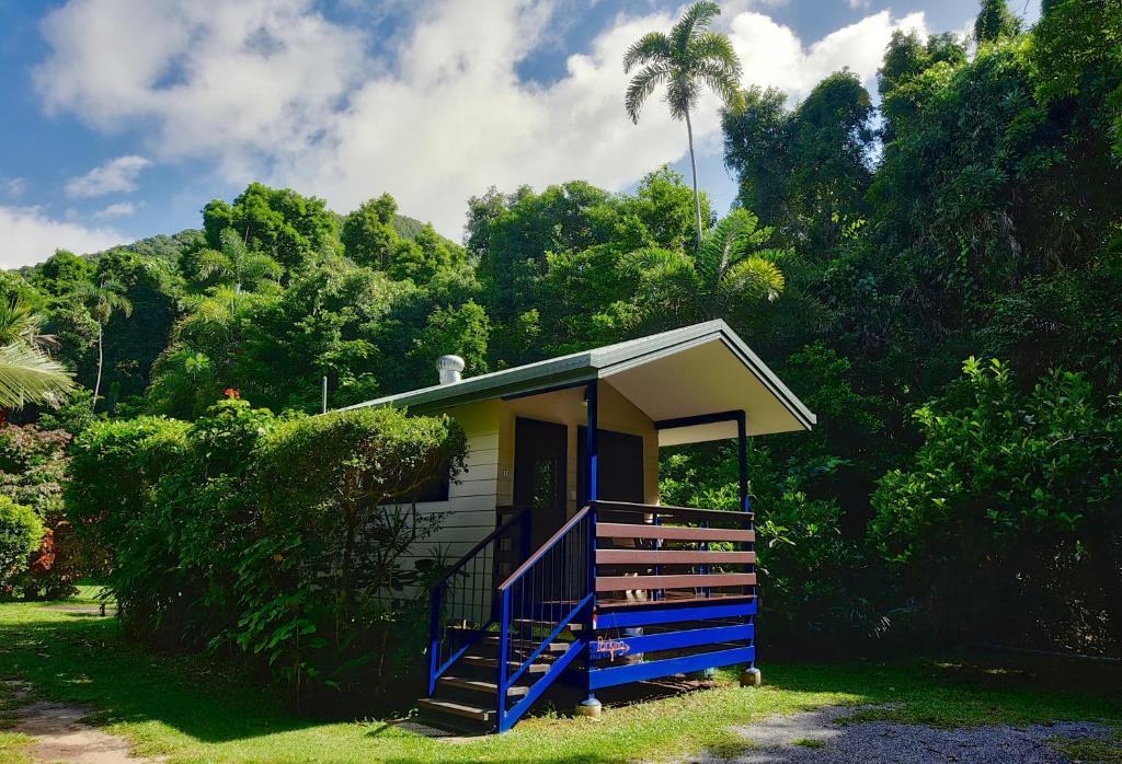 Zahrada ubytování Thornton Beach Bungalows Daintree