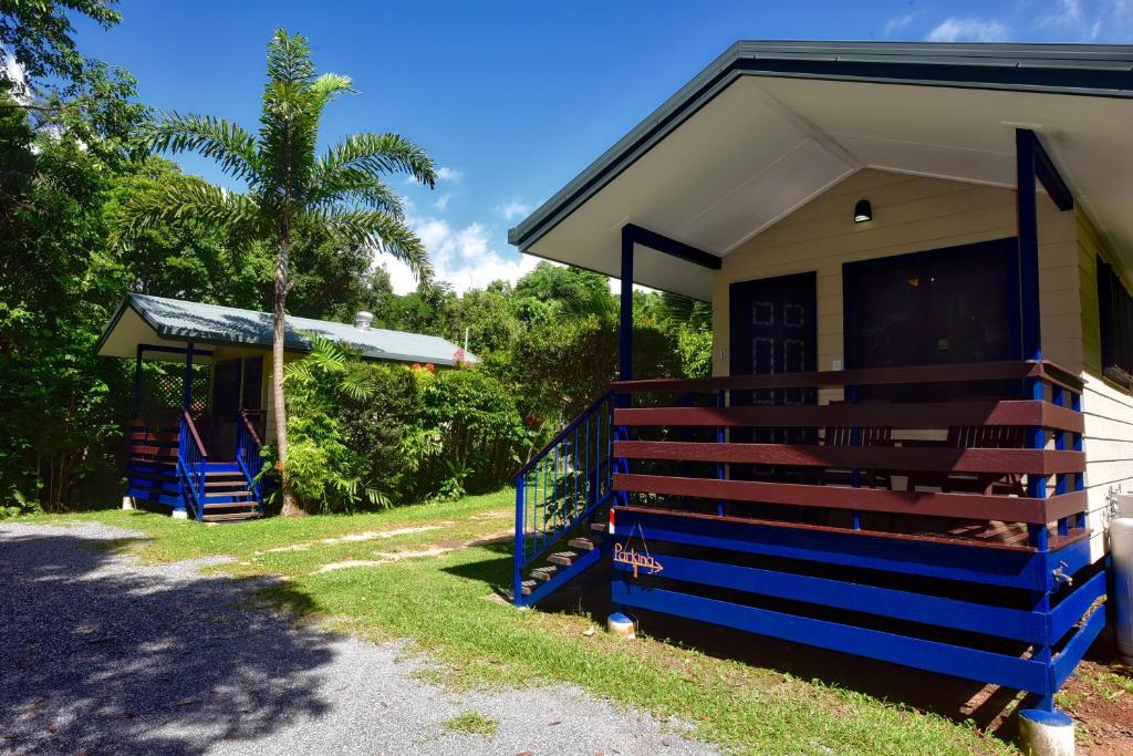Zahrada ubytování Thornton Beach Bungalows Daintree