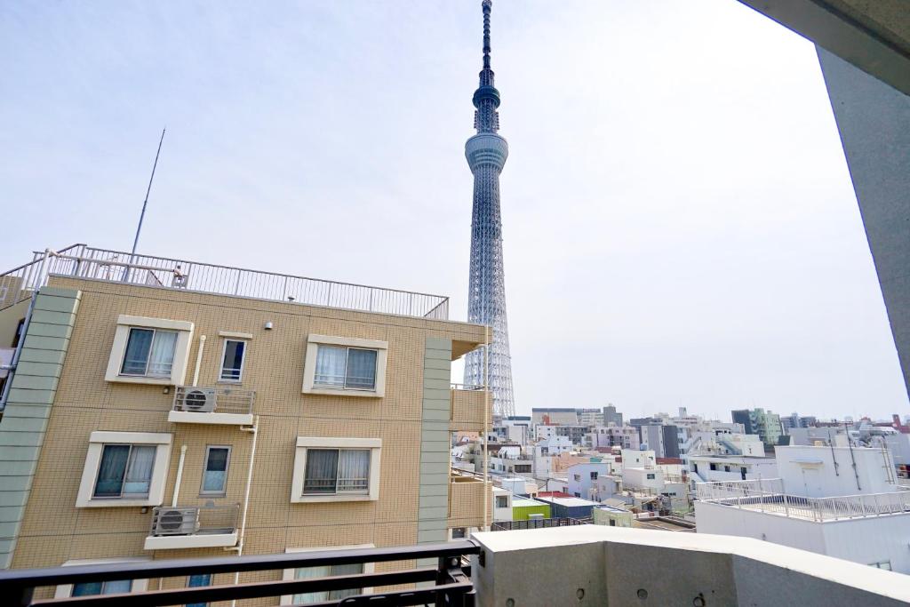 ゲストハウスから撮影された、または一般的な東京の景色