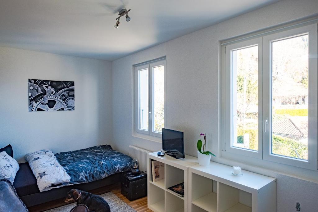 Postel nebo postele na pokoji v ubytování La Maison des Copains