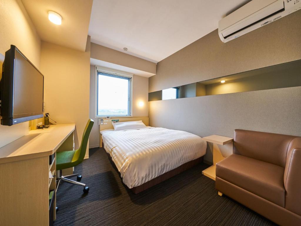 TV a/nebo společenská místnost v ubytování Super Hotel Kashima