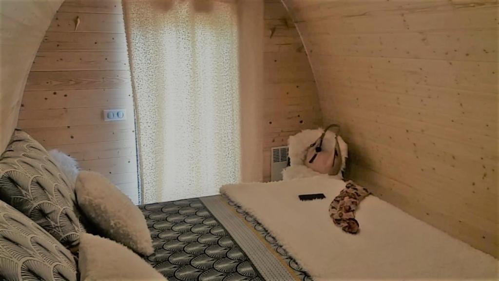 Postel nebo postele na pokoji v ubytování Belloréade Maison d'hôtes