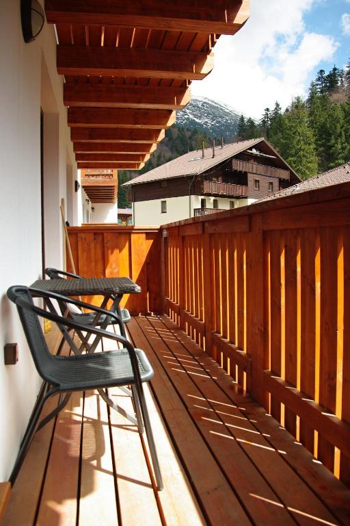 Balkón alebo terasa v ubytovaní Apartmán Alpinka, Chopok Juh